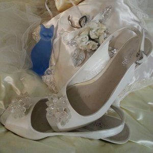 Wedding Shoe East 5th Slingback Open Toe